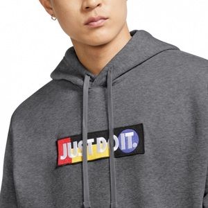 Nike Men's Sportswear JDI Pullover Hoodie: Dark-Gray